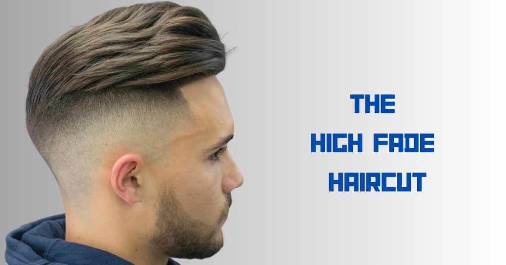 High fade hairstyle