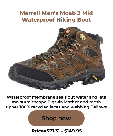 Merrell Men's Moab 3 Mid waterproof hiking boot