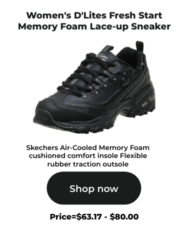 Women's D'Lites Fresh Strat Memory Foam Lace up sneaker